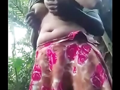 Indian couple outdoor rip up