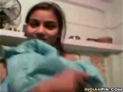 Indian Teen Widely applicable Ribbing Her Nude Bod
