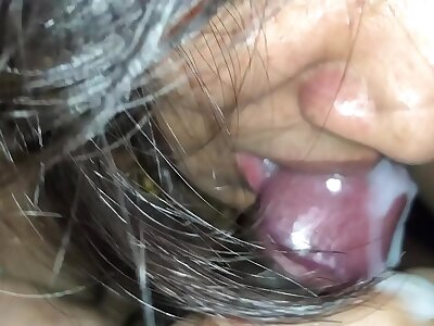Sexiest Indian Doll Closeup Beef whistle Deepthroating with Nut talkative in Throat