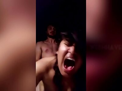 Strident Indian Teen Moaning While Getting Poked