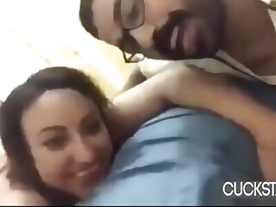arab wife gets plowed infront be incumbent on spouse