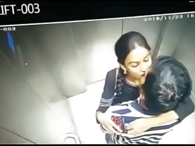 VID-20190208-PV0001-Hyderabad (IT) Telugu HMRL (Hyderabad Partizans Ride Limited) train centre impound young couples kissing, misusing the elevator impound bang-out porno photograph