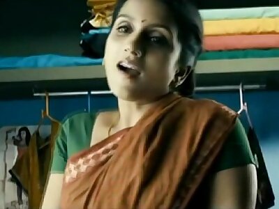 ammu hot tv semi-monthly actress breasts tummy button rear end